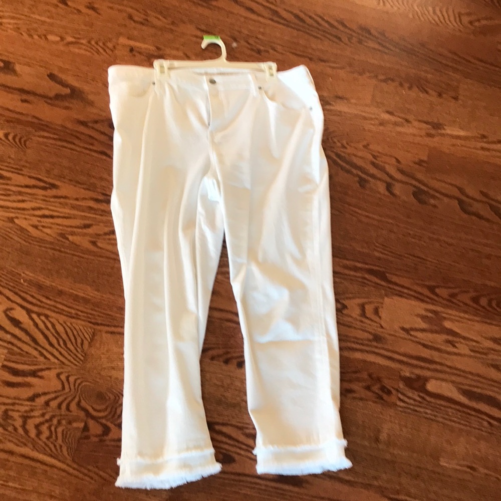 White jeans